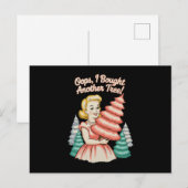 やばい、また木を買っちゃった 面白い クリスマス (正面/裏面)