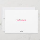 やばい、バレンタイン！ 好きだよ シーズンカード (裏面)