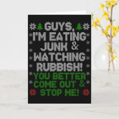 やばい、俺はジャンク食ってクソみたいな番組見てる！ カード (黄色い花)