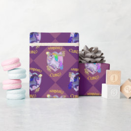 やばかわいいユニコーンのラッピングペーパー ラッピングペーパー