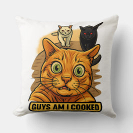 やばくない?~おもしろ猫パニックリアクション~ クッション