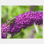 やみくもなエネルギー フリースブランケット (正面(横))