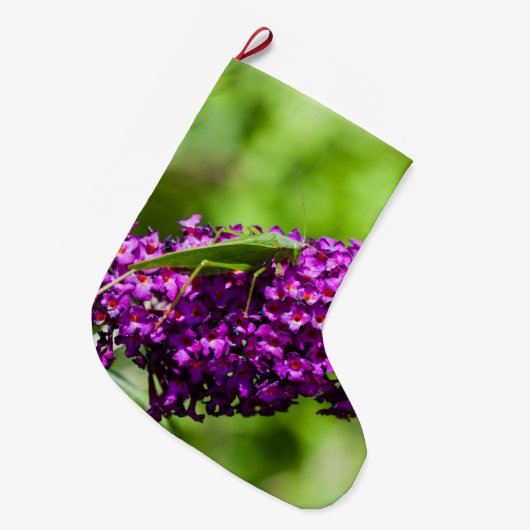 やみくもなエネルギー ラージクリスマスストッキング (正面 (吊り時))