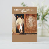 やめおもしろいのまわりにGreeting Card カード (スタンド正面)