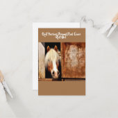 やめおもしろいのまわりにGreeting Card カード (正面/裏面インサイチュ)