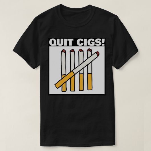 やめたばこ喫煙 Tシャツ (デザイン正面)