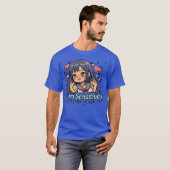 やめてください　私は敏感です - 遊び心のあるアニメのユーモア Tシャツ (正面フル)