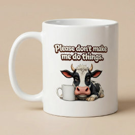 やめてくれない？冗談牛グッズ コーヒーマグカップ