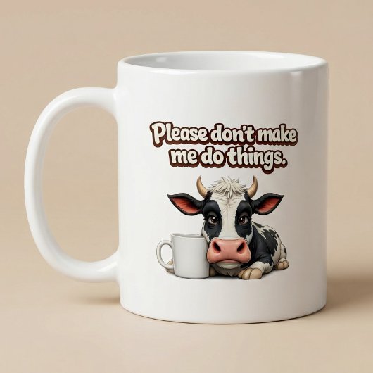 やめてくれない？冗談牛グッズ コーヒーマグカップ