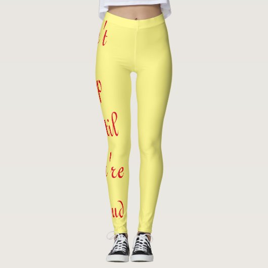 やめてストップ レギンス (正面)