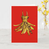 やめてスリップまたは滑ること カード (黄色い花)