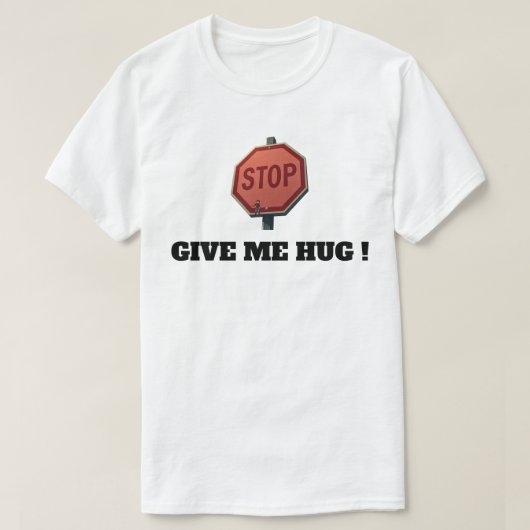 やめて抱きしめて Tシャツ (デザイン正面)