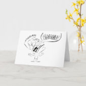 やめて！ カード (黄色い花)