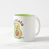 やめて…猫の多くの気分を探る ツートーンマグカップ (正面右)