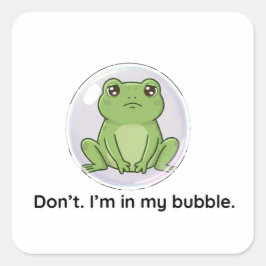 やめて。私はバブル中だ。 スクエアシール