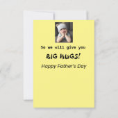 やめて！義理の息子の父親の日の不機嫌おもしろいな女の子 (裏面)