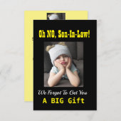 やめて！義理の息子の父親の日の不機嫌おもしろいな女の子 (正面/裏面)