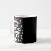 やめて 6-7 おもしろ先生 67 クリスマス メモ シー コーヒーマグカップ (正面左)