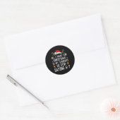 やめて 6-7 おもしろ先生 67 クリスマス メモ シー ラウンドシール (封筒)