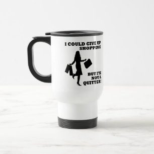 やめないぞショッピング Funny Mug or Travel Mug トラベルマグ