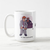 やめのマグ コーヒーマグカップ (左)