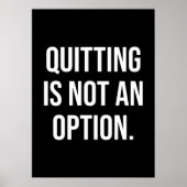 やめはオプションではないやる気を起こさせる- ポスター (正面)