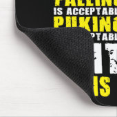 やめは受け入れられない – トレーニングやる気を起こさせる マウスパッド (コーナー)