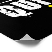 やめは受け入れ不可 – やる気を起こさせるGym ポスター (角)