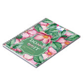 やめやめよ花螺旋手帳 ノートブック (左側)