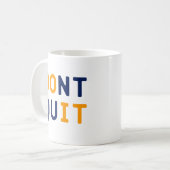 やめやめろ。 コーヒーマグカップ (正面左)