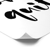 やめやめ ポスター (角)