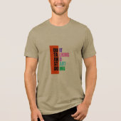 やめよう空談、始めよう行動 - Tシャツ (正面)