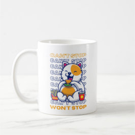 やめられない+止まらない | ネコ | ファストフードTシャツ コーヒーマグカップ