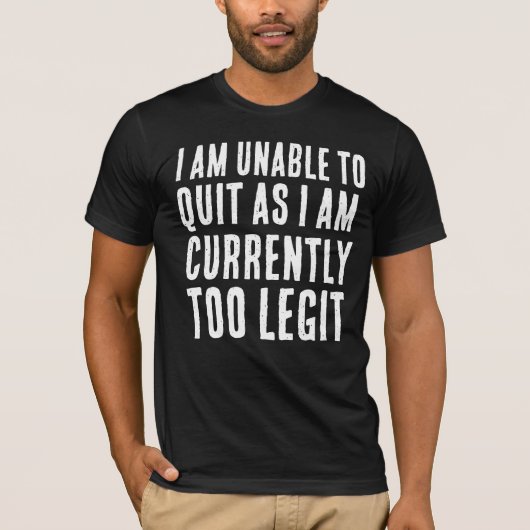 やめるにはもったいないヴィンテージTシャツ Tシャツ (正面)
