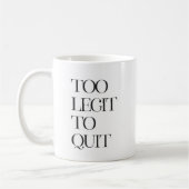 やめるべき余りに合法刺激のコーヒー・マグ コーヒーマグカップ (左)