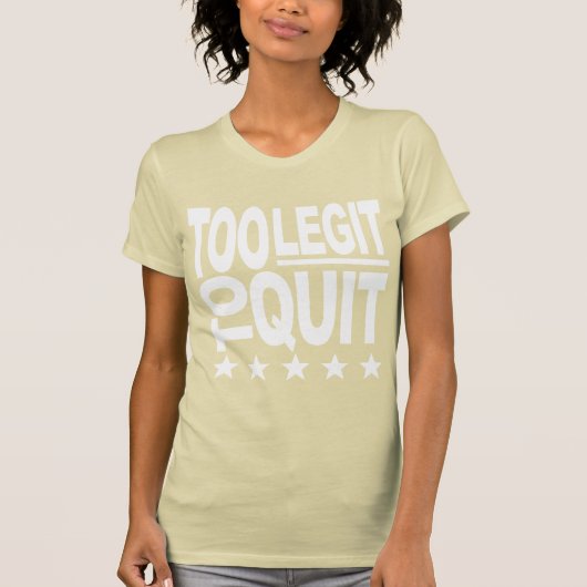 やめるべき余りに合法 Tシャツ (正面)