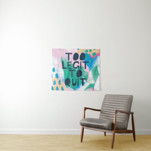 やめるべき明るいインスピレーションIII |の余りに合法 タペストリー (インサイチュ(横))