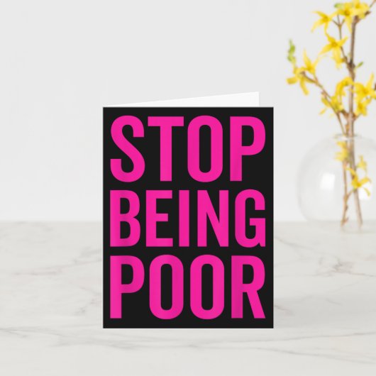 やめるんだ カード (黄色い花)