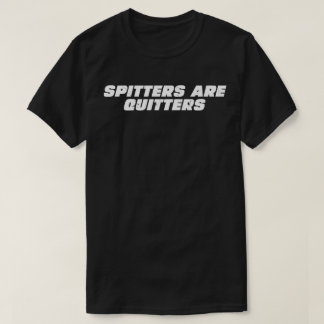 やめる人たちは吐き出す人 Tシャツ