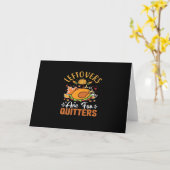 やめる人のためのおかわり Thanksgiving クラス カード (黄色い花)