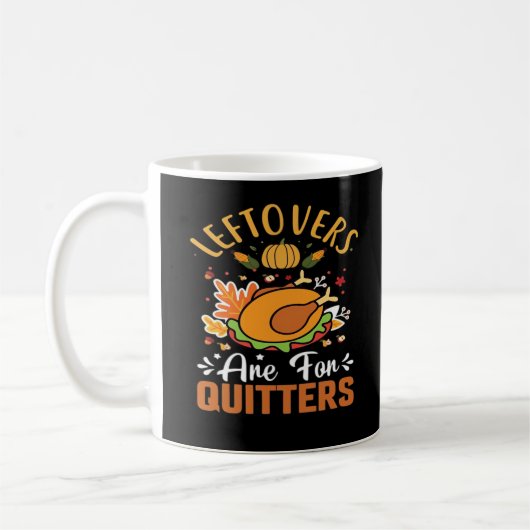 やめる人のためのおかわり Thanksgiving クラス コーヒーマグカップ (左)