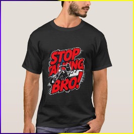 やめろって言ってるだろブラザー – 気迫のTシャツ Tシャツ