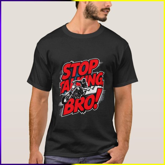 やめろって言ってるだろブラザー – 気迫のTシャツ Tシャツ