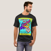 やめろって馬蹴り Tシャツ (正面フル)