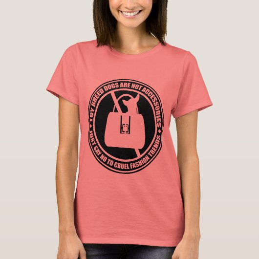 やめろって！動物をファッション Tシャツ (正面)