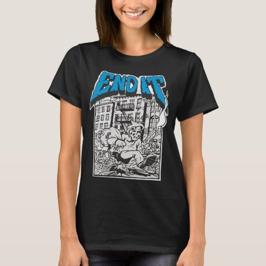 やめろ強盗 Tシャツ (正面)