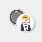 やめろ！あなたの権利トランプ磁石を失う マグネット (正面/裏面)