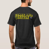やめろ、そして決着をつけろ Tシャツ (裏面)