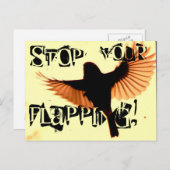 やめろ ポストカード (正面/裏面)