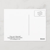 やめろ ポストカード (裏面)